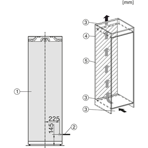 Miele, PerfectFresh Pro, 275 L, 177 cm - Įmontuojamas šaldytuvas