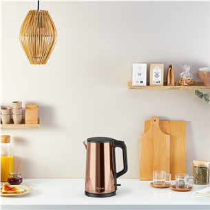 Tefal Double Layer, 1,5 L, 2000 W, golden - Kettle Item - KI583C