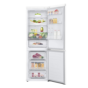 LG, No Frost, 341 л, высота 186 см, белый - Холодильник Товар - GBB61SWHMN.ASWQEUR