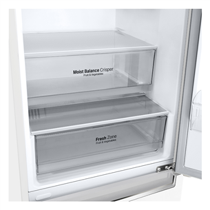LG, No Frost, 341 л, высота 186 см, белый - Холодильник Товар - GBB61SWHMN.ASWQEUR