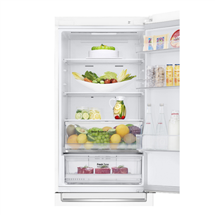 LG, No Frost, 341 л, высота 186 см, белый - Холодильник Товар - GBB61SWHMN.ASWQEUR