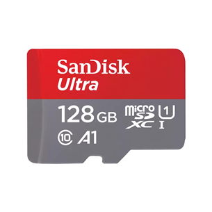 SanDisk Ultra microSD with SD Adapter, 128 ГБ - Карта памяти Товар - SDSQUAB-128G-GN6MA