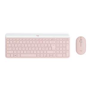 Logitech Slim Combo MK470, US, rose - Wireless Desktop Item - 920-011322