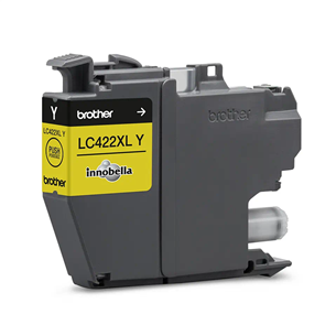 Rašalo kasetė Brother Prekė - LC422XLY, Geltonas LC422XLY