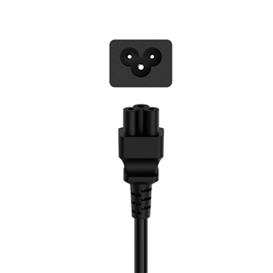 Hama Power Cord, 3-pin cloverleaf, черный - Кабель питания Товар - 00200736