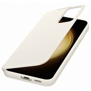 Samsung Smart View Wallet, Galaxy S23+, бежевый - Чехол Товар - EF-ZS916CUEGWW
