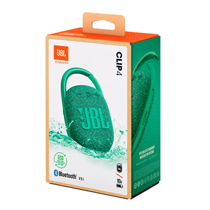 JBL Clip 4 Eco, green - Portable Wireless Speaker Item - JBLCLIP4ECOGRN