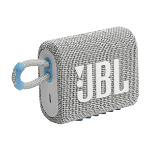 JBL GO 3 Eco, white - Portable Wireless Speaker Item - JBLGO3ECOWHT