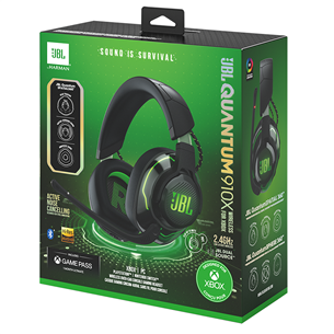 Belaidės ausinės JBL Quantum 910X Console Wireless Prekė - JBLQ910XWLBLKGRN
