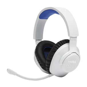 JBL Quantum 360P Console Wireless, Playstation, white/blue - Wireless headphones Item - JBLQ360PWLWHTBLU JBLQ360PWLWHTBLU