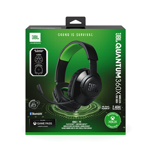 JBL Quantum 360X Console Wireless, Xbox, green/black - Wireless headphones Item - JBLQ360XWLBLKGRN