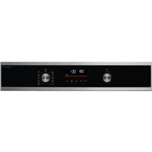 Electrolux SteamBake 600, pyrolytic cleaning, 72 L, stainless steel - Built-in Oven Item - EOD6P77X