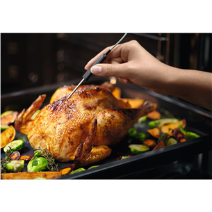 Electrolux SteamBake 600, pyrolytic cleaning, 72 L, stainless steel - Built-in Oven Item - EOD6P77X