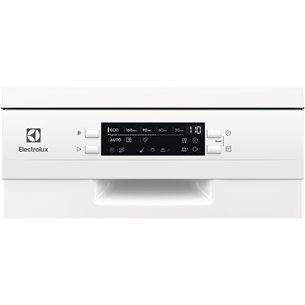 Electrolux 600 Slim, 10 place settings, width 44,6 cm, white - Free standing Dishwasher Item - ESS43210SW
