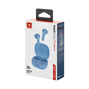 JBL Wave Flex, mėlynos - Belaidės ausinės Prekė - JBLWFLEXBLU