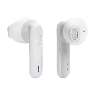 JBL Wave Flex, baltos - Belaidės ausinės