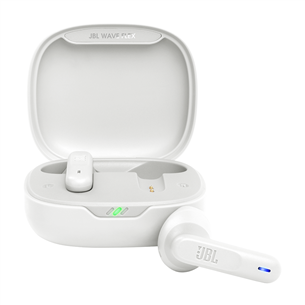 JBL Wave Flex, baltos - Belaidės ausinės JBLWFLEXWHT