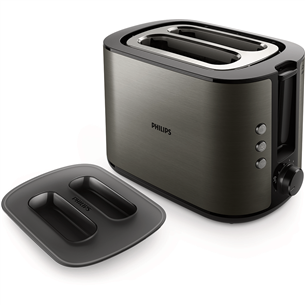 Philips Viva Collection, 950 W, grey - Toaster Item - HD2651/80