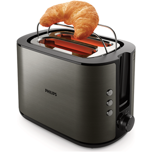 Philips Viva Collection, 950 W, grey - Toaster Item - HD2651/80