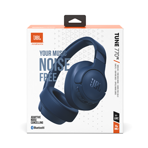 Belaidės ausinės JBL Tune 770NC, ANC, mėlynos Prekė - JBLT770NCBLU