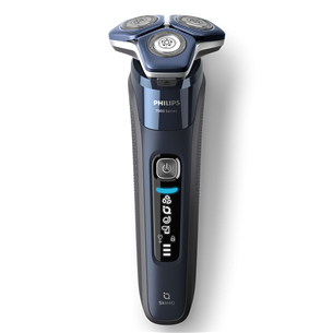 Barzdaskutė Philips 7000 Wet & Dry, pilka/mėlyna Prekė – S7885/50