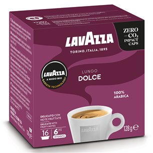 Kavos kapsulės Lavazza A Modo Mio Lungo Dolce, 16 vnt. Prekė - 8000070086494
