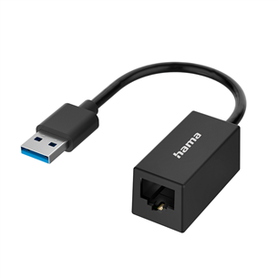 Hama Network Adapter, USB-A -> LAN, черный - Адаптер Товар - 00300024 00300024