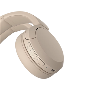Ausinės Sony WH-CH520, Belaidės, beige Prekė - WHCH520C.CE7