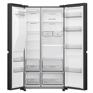 Šaldytuvas Hisense, No Frost, vanduo ir ledukai, talpa 632 L, aukštis 179 cm Prekė - RS818N4TFE