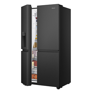 Šaldytuvas Hisense, No Frost, vanduo ir ledukai, talpa 632 L, aukštis 179 cm Prekė - RS818N4TFE