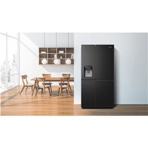 Šaldytuvas Hisense, No Frost, vanduo ir ledukai, talpa 632 L, aukštis 179 cm Prekė - RS818N4TFE