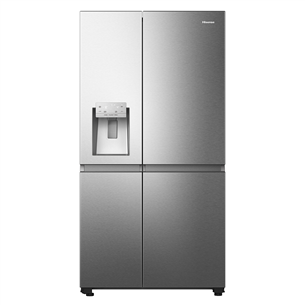 Hisense, No Frost, Water & Ice dispenser, 632 L, 179 cm, stainless steel - SBS-Refrigerator Item - RS818N4TIE RS818N4TIE