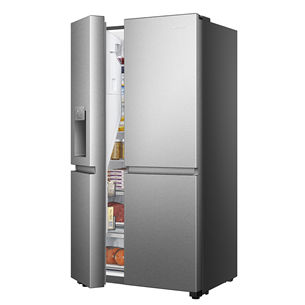 Šaldytuvas Hisense, No Frost, vanduo ir ledukai, talpa 632 L, aukštis 179 cm Prekė - RS818N4TIE