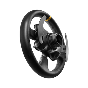 Thrustmaster Leather 28 GT Wheel Add-on, black - Simulator steering wheel add-on Item - 3362934001186