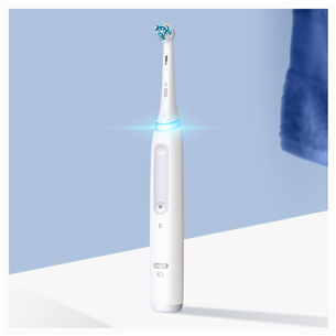 Elektrinis dantų šepetėlis Oral-B iO4, Baltas Prekė - IO4QUITEWHITE