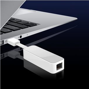 TP-Link Товар - UE300, USB 3.0 -> Ethernet, белый - Сетевой адаптер