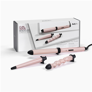 BaByliss Curl & Wave, interchangeable accessories, rose - Multi styler Item - MS750E