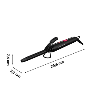Rowenta, 16 mm, black - Curling Tong Item - CF2133