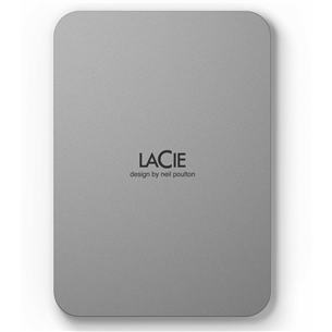 LaCie Mobile Drive, USB-C, 5 TB, gray - External hard drive Item - STLP5000400
