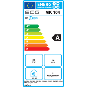Oro kondicionierius ECG MK 104 Prekė - MK104