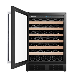 Hisense, capacity: up to 54 bottles, black - Wine cooler Item - RW18W4NWLGF