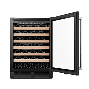 Hisense, capacity: up to 54 bottles, black - Wine cooler Item - RW18W4NWLGF