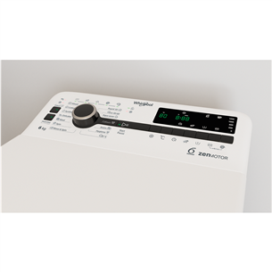 Skalbimo mašina Whirlpool Prekė - TDLRB6252BSEU, 6 kg, gylis 40 cm, 1200 rpm