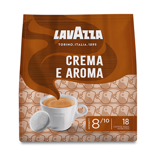 Kavos pagalvėlės Lavazza Crema E Aroma, 18 vnt. Prekė - 8000070062528 8000070062528
