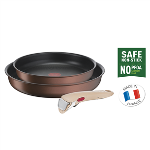 Keptuvių rinkinys Tefal Ingenio Eco Respect, 3 dalys +rankena Prekė - L7609053