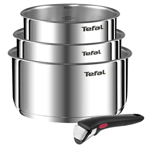 Puodų rinkinys Tefal Ingenio Emotion+, 4 dalys, 16/18/20 cm +rankena Prekė - L8964S55 L8964S55