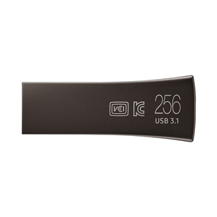 Samsung BAR Plus, USB 3.1, 256 GB, titan gray - Memory stick Item - MUF-256BE4/APC