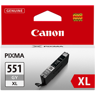 Rašalo kasetė Canon CLI-551XL, pilka Prekė - 6447B001