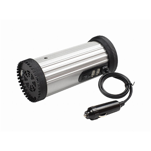 Inverteris Gembird 12V -> 150 W + 2x USB port Prekė - EG-PWC150-01