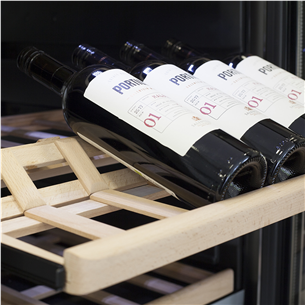 Caso WineComfort 1260 Smart, 126 bottles, height 160 cm, stainless steel - Wine cooler Item - 00728